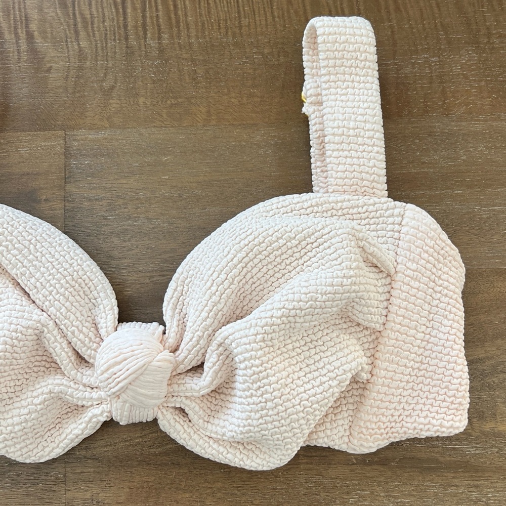 Montce Hayden Bikini Top Crema Scrunch NWOT - Picture 7 of 14